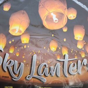 Sky Lanterns - Orange Glow
